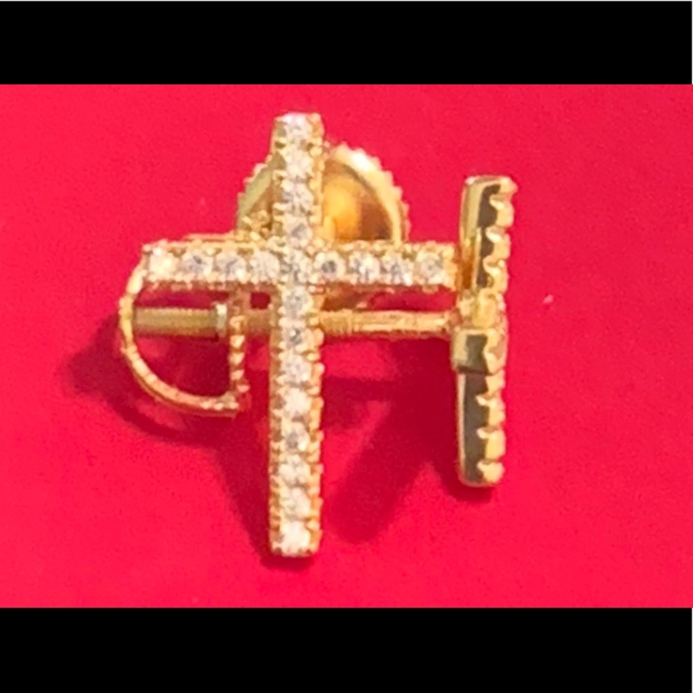 Gold Over 925 Sterling Silver Earings